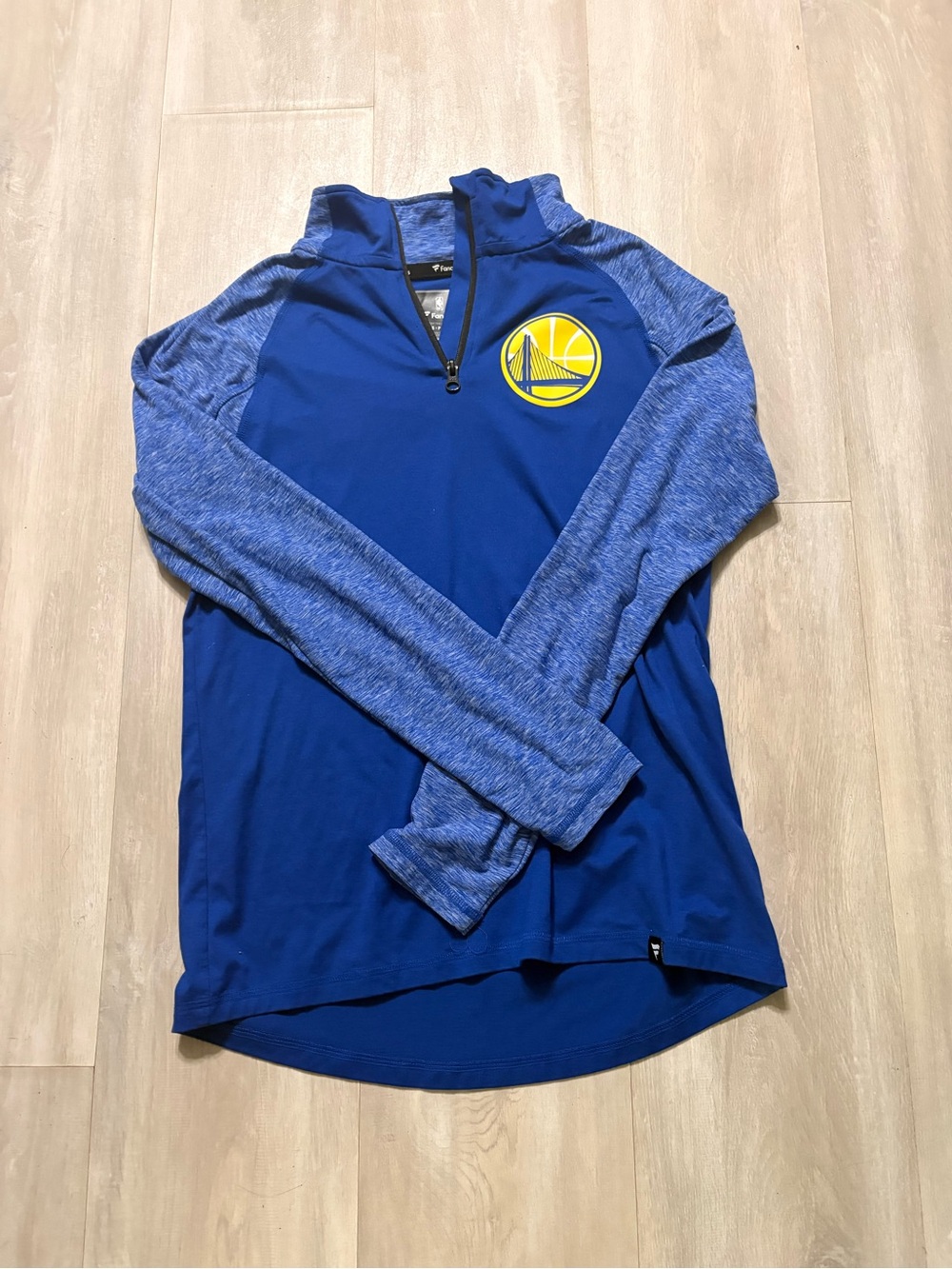 Fanatics Royal Blue NBA Zip Pullover